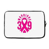 end breast cancer   39 warriors Laptop sleeve