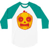 frightened jack o lantern 3/4 Sleeve Shirt