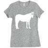 staring horse Ladies Fitted T-Shirt