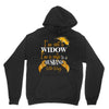 i'm not a widow i'm a wife to a husband with wings Unisex Hoodie