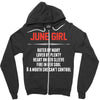 June Girl Hated By Many Zipper Hoodie