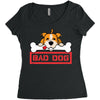 bad dog 3 Women's Triblend Scoop T-shirt