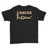 Cancer Picked The Wrong Diva Youth Tee