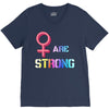Women's March We are Strong V-Neck Tee