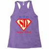 bob is super dad Racerback Tank