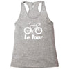 le tour bike silhouette 2015 de france new Racerback Tank