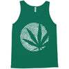 cannabis fingerprinting (white) Tank Top