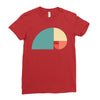 fibonacci golden ratio colorful Ladies Fitted T-Shirt