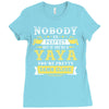 Nobody Is Perfect But If You Are A Yaya You Are Pretty Damn Close Ladies Fitted T-Shirt