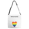 Worth The Wait Rainbow Adjustable Strap Totes