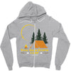 Total Solar Eclipse Camp Zipper Hoodie