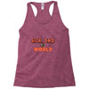 sick sad world Racerback Tank