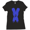 jake paul x blue Ladies Fitted T-Shirt