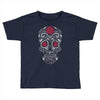 rose sugar skull Toddler T-shirt