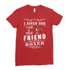 true friend (boxer) Ladies Fitted T-Shirt