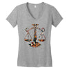 ethnic libra Women's V-Neck T-Shirt