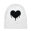 dripping heart melting heart Baby Beanies