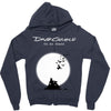 david gilmour on island Zipper Hoodie