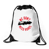 we don't need roads Drawstring Bags