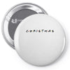 friends tv show parody christmas Pin-back button