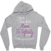 I Love My Trucker To The Moon And Back To Infinity And Beyond Forever Zipper Hoodie