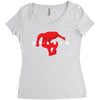 khabib air Women's Triblend Scoop T-shirt