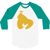 king gorilla 3/4 Sleeve Shirt