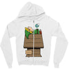 wake up Zipper Hoodie