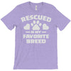 rescued is my favorite breed T-Shirt