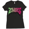zombies (4) Ladies Fitted T-Shirt