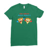pizza debate Ladies Fitted T-Shirt