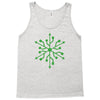 snowflake geek usb green Tank Top