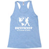 Backpacker Let's Explore The World Racerback Tank