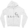 hunting heartbeat Zipper Hoodie