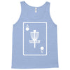 disc golf ace card target chains frisbee basket Tank Top