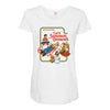 let's summon demons Maternity Scoop Neck T-shirt