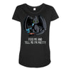 feed me and tell me i'm pretty Maternity Scoop Neck T-shirt