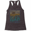 camp river Racerback Tank