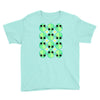 sad alien and daisy nineties grunge pattern Youth Tee