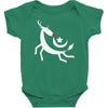 flying rudolph Baby Bodysuit