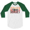 Sunset 3/4 Sleeve Shirt