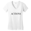 actions Women's V-Neck T-Shirt
