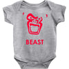 instinct attention gorilla beast Baby Bodysuit