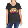 Sunset Van Ladies Curvy T-Shirt