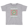 All I Want For Christmas Is Pizza Ugly Christmas For Dark Toddler T-shirt