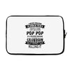 Super Cool Pop Pop Of A Freaking Awesome Grandson Laptop sleeve