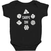 christmas gift carpe dm Baby Bodysuit