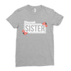 blessed sister with flower white color Ladies Fitted T-Shirt