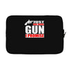 just one more gun i promise Laptop sleeve
