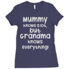 grandmas nannys Ladies Fitted T-Shirt